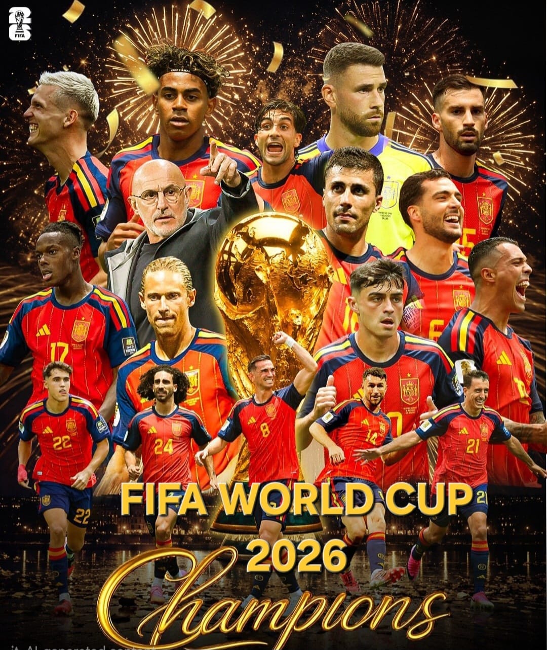 SPAIN IS THE FIFA WORLD CUP 2026 CHAMPION