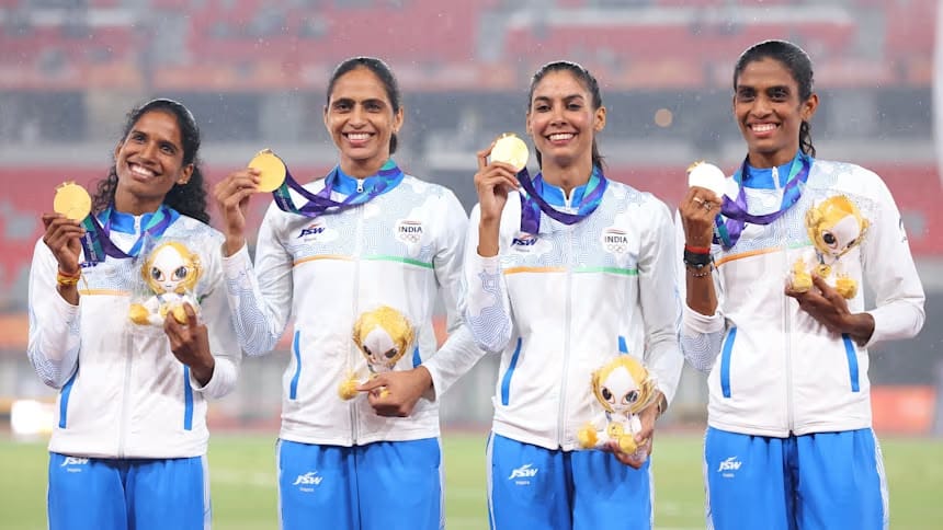 Indian wins Gold at the Asian Games 2026 athletics